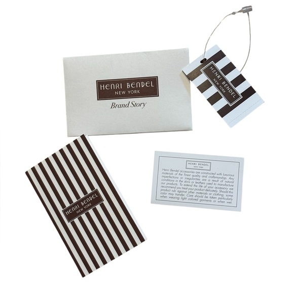 NWT Henri Bendel Gold Glitter Clutch - Picture 6 of 7